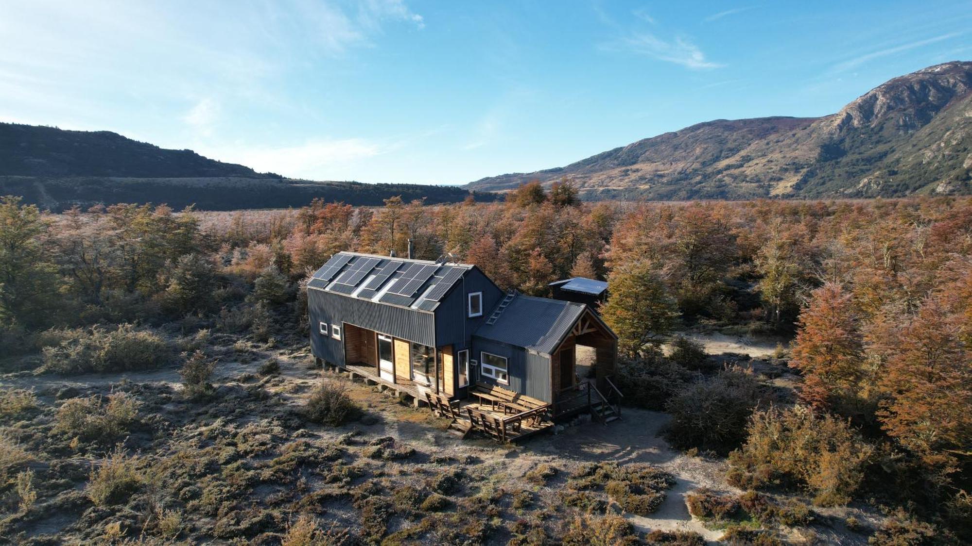 Refugio Valle Leones Vila Puerto Tranquilo Exterior foto